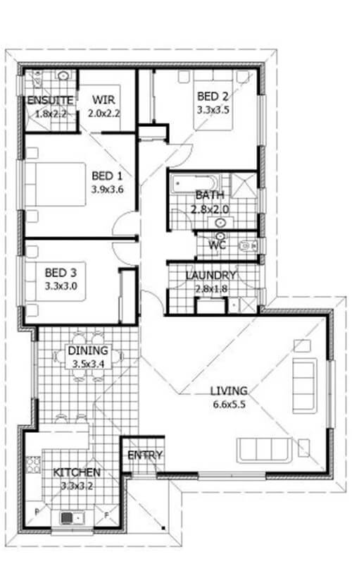 Tassie floor plan new home