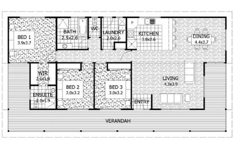 Tassie floor plan new home